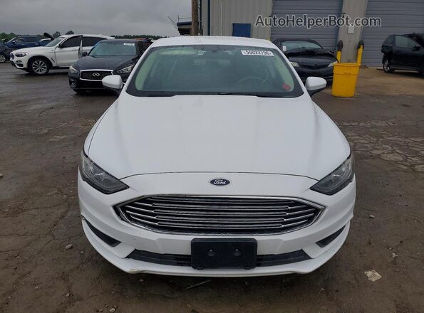 3FA6P0LU1JR117582 2018 FORD FUSION Белый Вид спереди