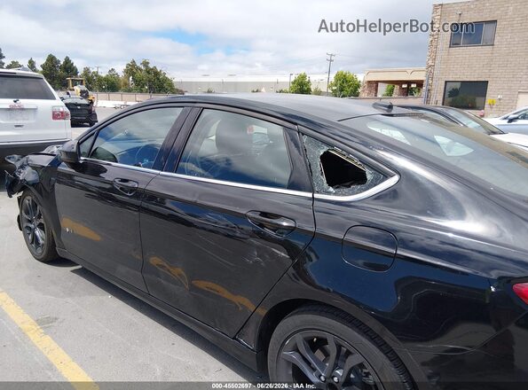 3FA6P0LU1JR137525 2018 FORD FUSION HYBRID Black Rear interior view