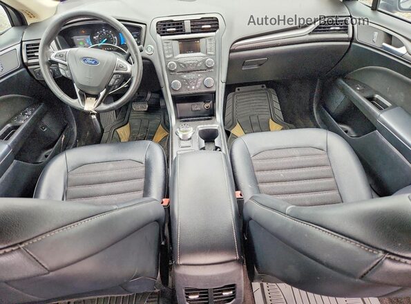 3FA6P0LU1JR169956 2018 FORD FUSION Black Widok deski rozdzielczej