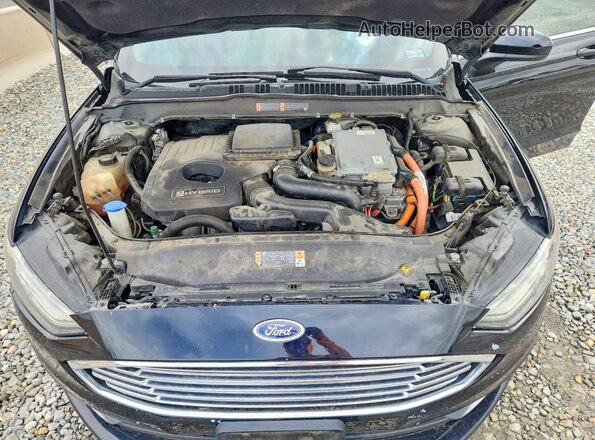 3FA6P0LU1JR169956 2018 FORD FUSION Black Widok wnętrza z tyłu