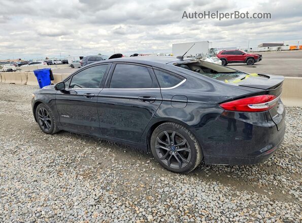 3FA6P0LU1JR169956 2018 FORD FUSION Black Tył lewy
