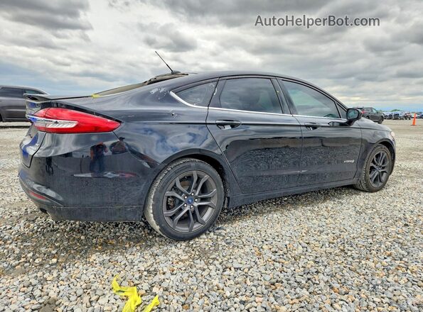 3FA6P0LU1JR169956 2018 FORD FUSION Black Tył prawy