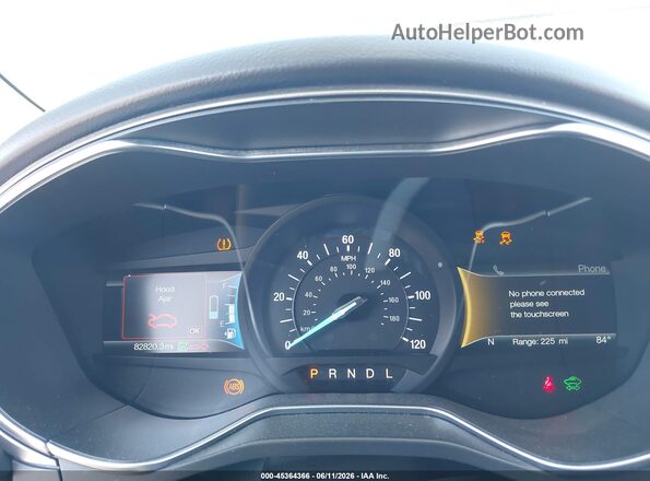 3FA6P0LU1JR211624 2018 FORD FUSION HYBRID Gray Rear seats view