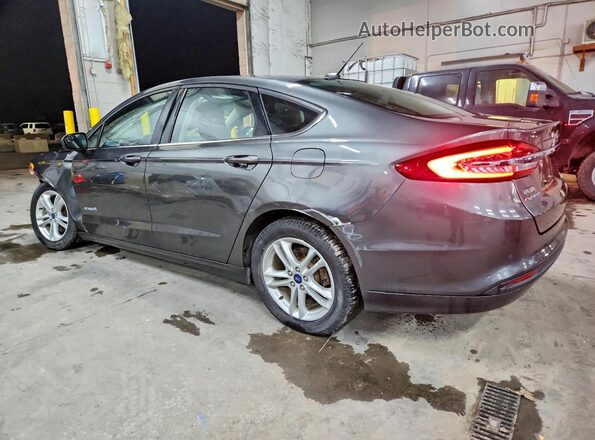 3FA6P0LU1JR272584 2018 FORD FUSION Gray Rear left