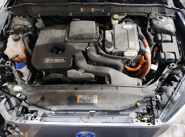 3FA6P0LU1JR272584 2018 FORD FUSION Gray Rear interior view