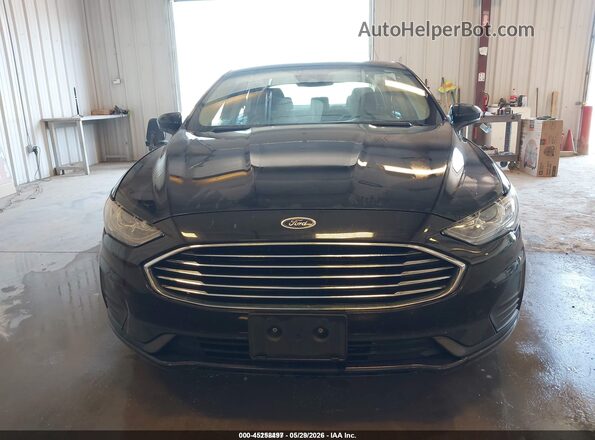 3FA6P0LU1KR100427 2019 FORD FUSION HYBRID Black Դիմացի տեսք