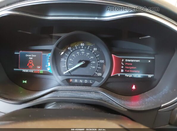 3FA6P0LU1KR100427 2019 FORD FUSION HYBRID Black Հետևի նստատեղերի տեսք