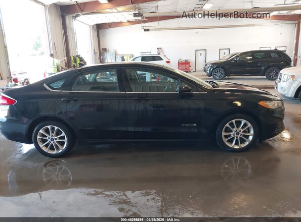 3FA6P0LU1KR100427 2019 FORD FUSION HYBRID Black Սալոնի հետևի տեսք