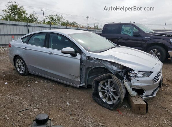 3FA6P0LU1KR208398 2019 FORD FUSION Silver Front right