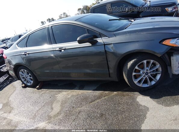 3FA6P0LU1LR112952 2020 FORD FUSION Gray 360 interior view