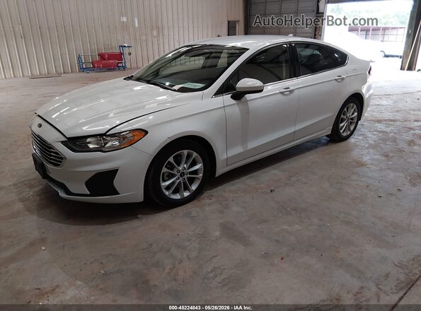 3FA6P0LU1LR200643 2020 FORD FUSION White Vista tres cuartos delantera izquierda