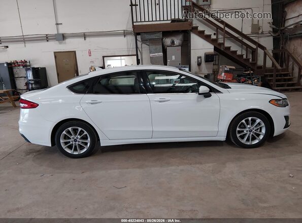 3FA6P0LU1LR200643 2020 FORD FUSION White Vista interior trasera