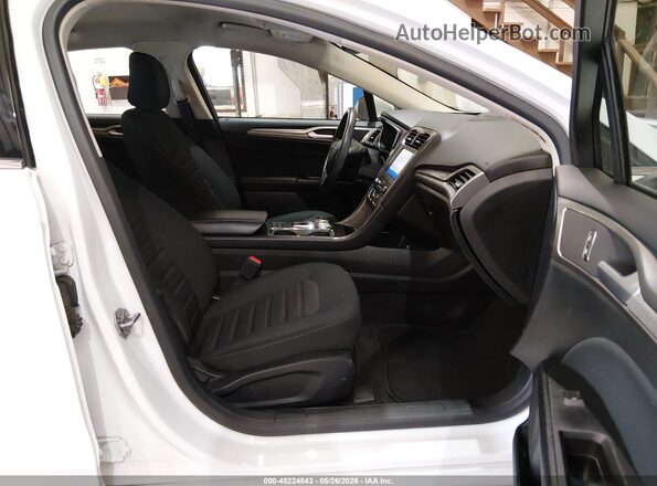 3FA6P0LU1LR200643 2020 FORD FUSION White Vista interior delantera