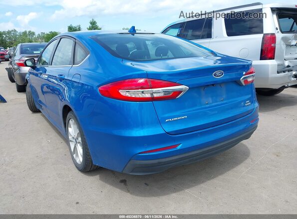 3FA6P0LU1LR223484 2020 FORD FUSION Синий Задняя левая четверть