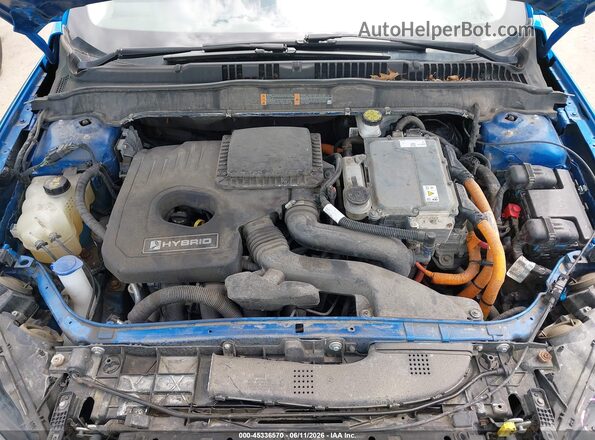 3FA6P0LU1LR223484 2020 FORD FUSION Синий Вид сзади