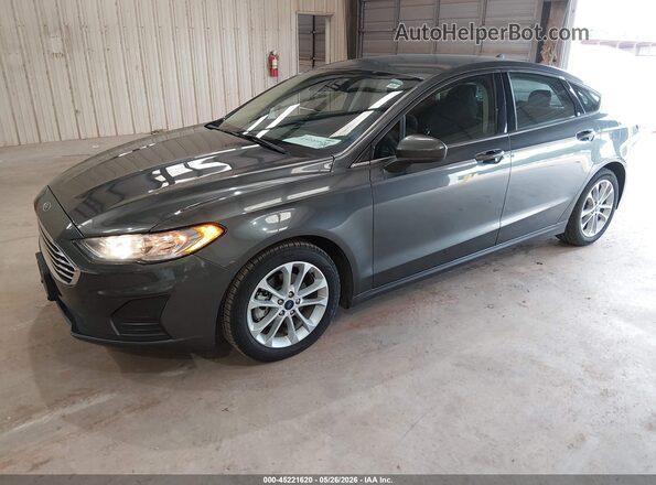 3FA6P0LU1LR231424 2020 FORD FUSION Gray Vista tres cuartos delantera izquierda
