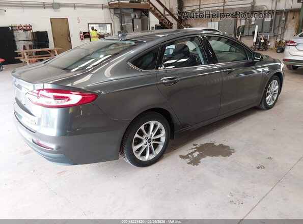 3FA6P0LU1LR231424 2020 FORD FUSION Gray Trasero derecho