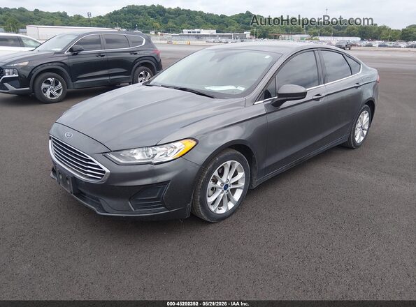3FA6P0LU1LR264049 2020 FORD FUSION Gray წინა მარცხენა ხედი სამი მეოთხედიდან