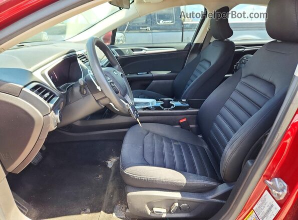 3FA6P0LU2GR145948 2016 FORD FUSION Red წინა სალონის ხედი