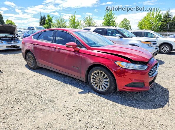 3FA6P0LU2GR145948 2016 FORD FUSION Red წინა მარჯვენა