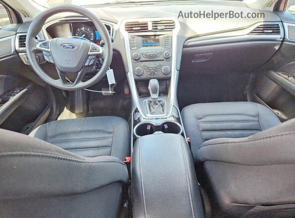3FA6P0LU2GR145948 2016 FORD FUSION Red წინა პანელის ხედი
