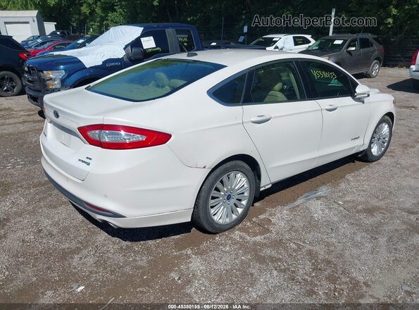 3FA6P0LU2GR360004 2016 FORD FUSION HYBRID Белый Задняя правая четверть