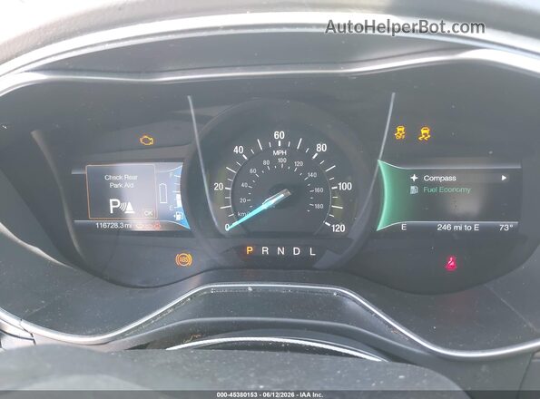 3FA6P0LU2GR360004 2016 FORD FUSION HYBRID Белый Вид задних сидений