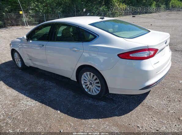 3FA6P0LU2GR360004 2016 FORD FUSION HYBRID Белый Задняя левая четверть