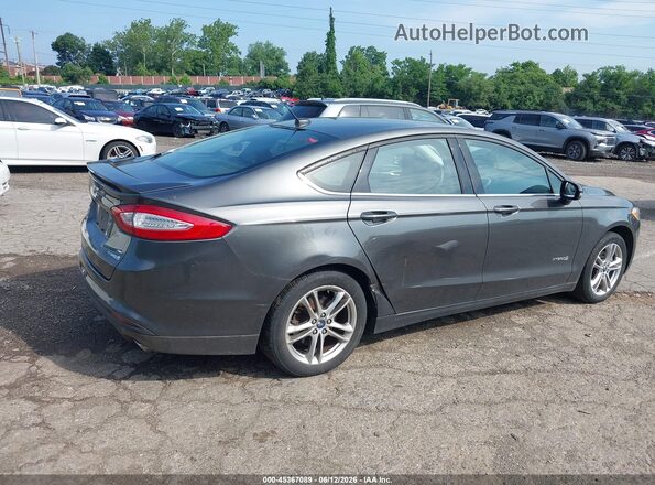 3FA6P0LU2GR363405 2016 FORD FUSION HYBRID Gray 