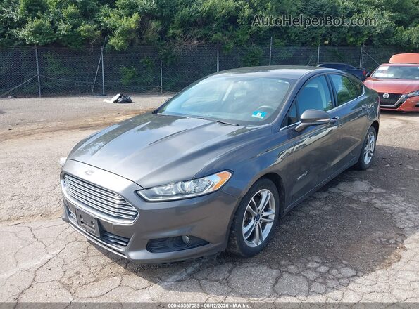 3FA6P0LU2GR363405 2016 FORD FUSION HYBRID Gray 