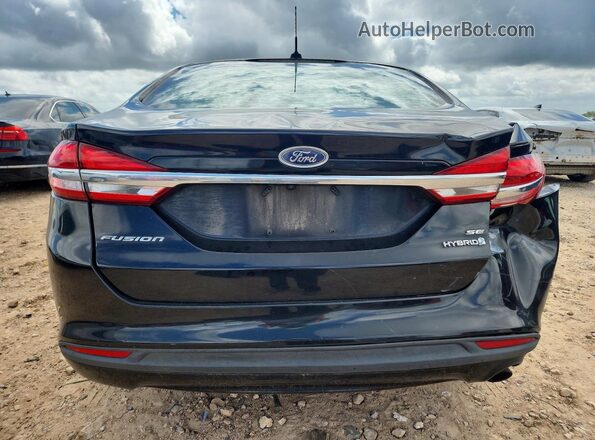 3FA6P0LU2HR246537 2017 FORD FUSION Black Rear view