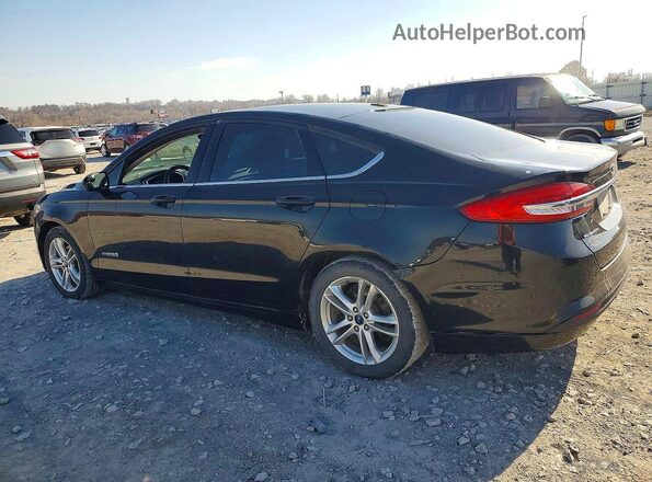 3FA6P0LU2JR116070 2018 FORD FUSION Black Задня ліва чверть