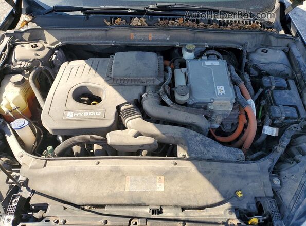 3FA6P0LU2JR116070 2018 FORD FUSION Black Вид задньої частини салону