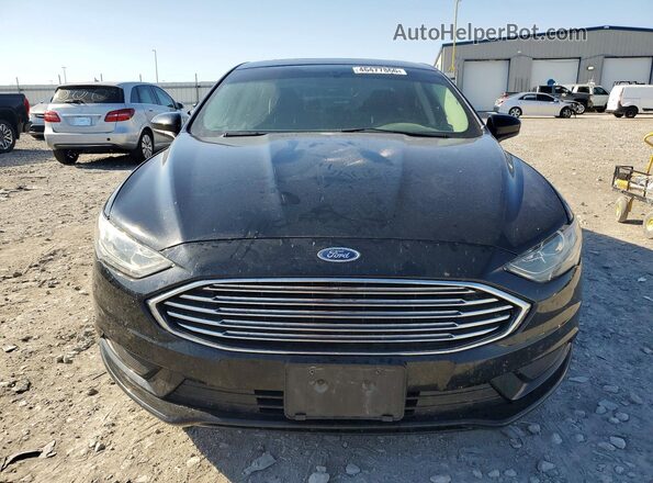 3FA6P0LU2JR116070 2018 FORD FUSION Black Вид спереду