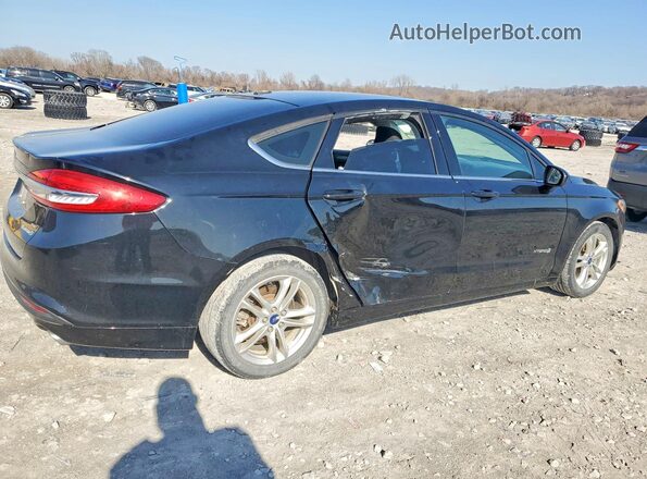 3FA6P0LU2JR116070 2018 FORD FUSION Black Задня права чверть