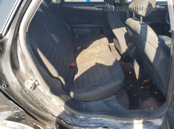 3FA6P0LU2JR116070 2018 FORD FUSION Black Вид задніх сидінь