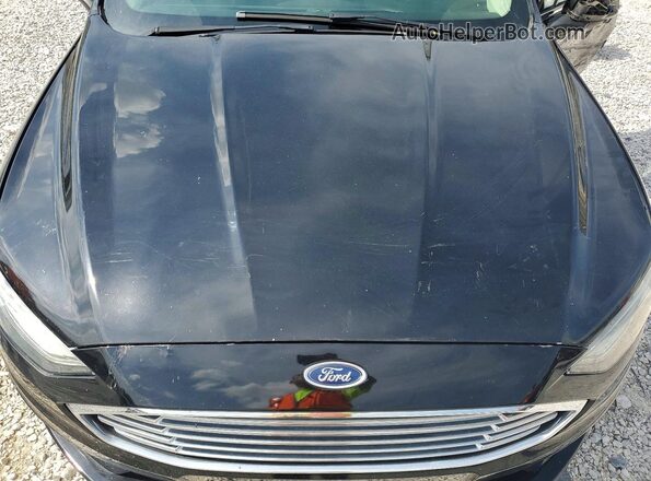3FA6P0LU2JR138439 2018 FORD FUSION Black Вид задньої частини салону