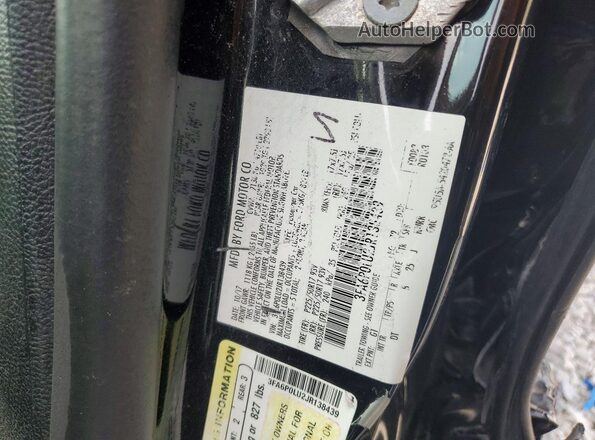 3FA6P0LU2JR138439 2018 FORD FUSION Black Вид підкапотного простору