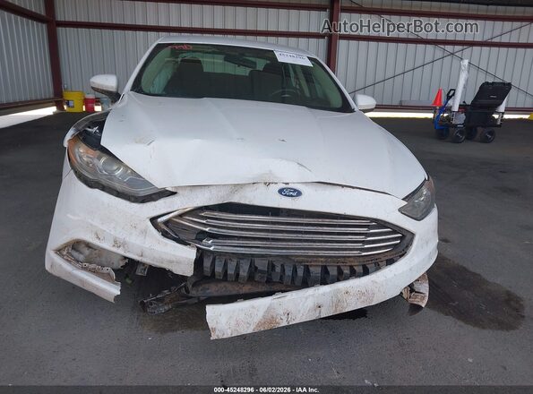 3FA6P0LU2JR173725 2018 FORD FUSION HYBRID White Vista frontal