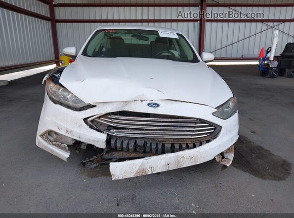 3FA6P0LU2JR173725 2018 FORD FUSION HYBRID White Vista interior trasera