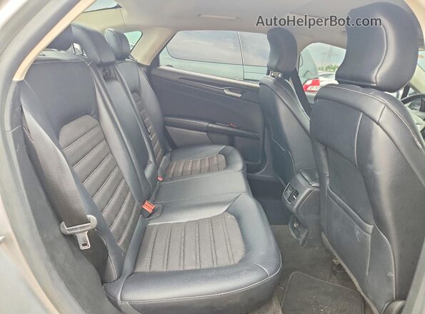 3FA6P0LU2JR219361 2018 FORD FUSION Silver Rear seats view