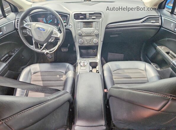 3FA6P0LU2JR219361 2018 FORD FUSION Silver Dashboard view