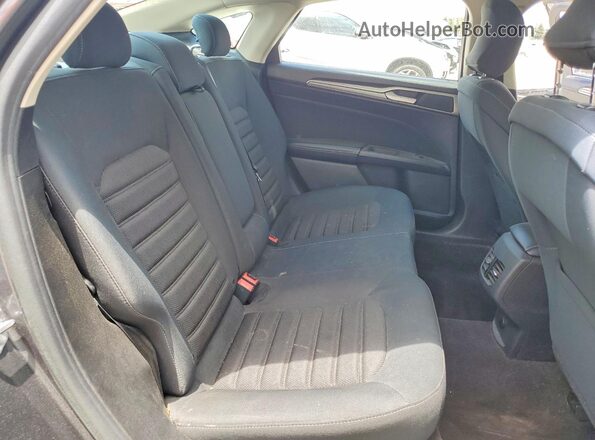3FA6P0LU2KR178005 2019 FORD FUSION Charcoal Rear seats view