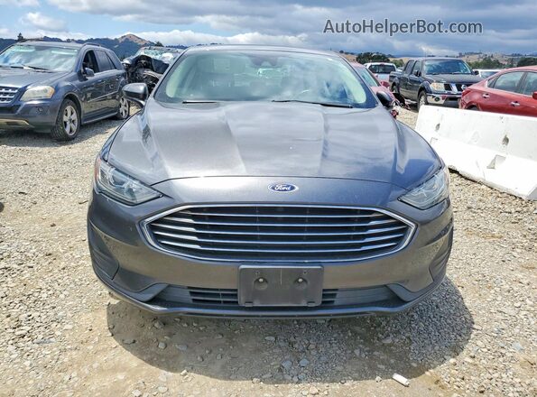 3FA6P0LU2KR178005 2019 FORD FUSION Charcoal Front view