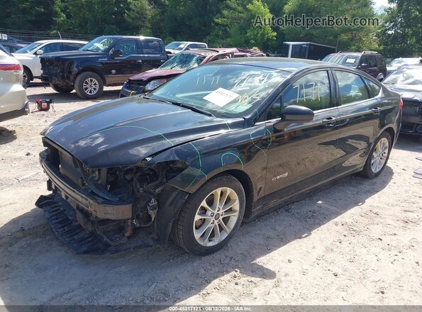 3FA6P0LU2KR181213 2019 FORD FUSION HYBRID Black 
