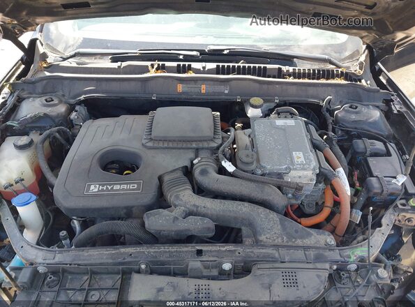 3FA6P0LU2KR181213 2019 FORD FUSION HYBRID Black 