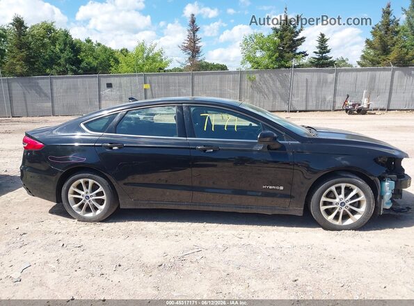 3FA6P0LU2KR181213 2019 FORD FUSION HYBRID Black 