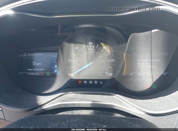 3FA6P0LU2LR119229 2020 FORD FUSION Gray Rear seats view
