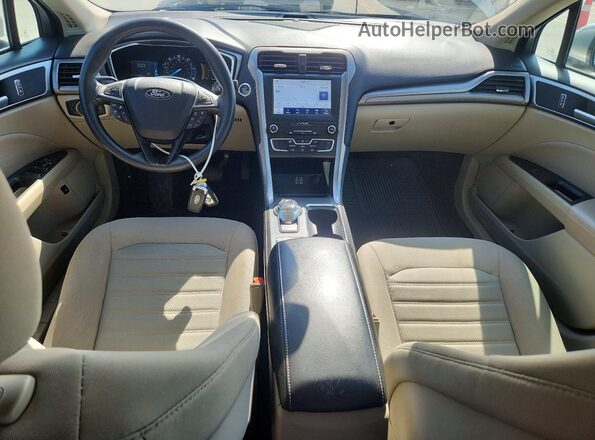 3FA6P0LU2LR216172 2020 FORD FUSION Silver Dashboard view