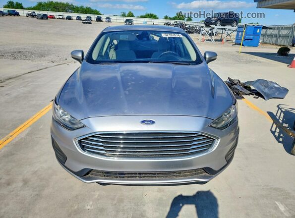 3FA6P0LU2LR216172 2020 FORD FUSION Silver Front view